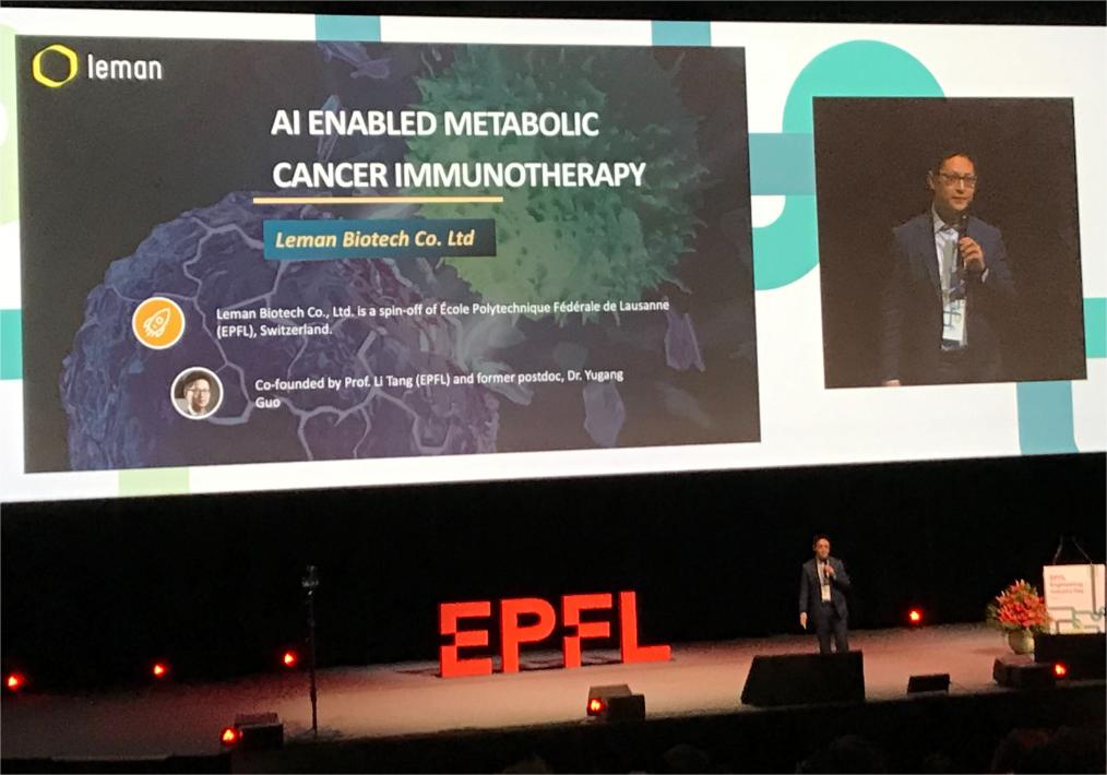 Prof. Li Tang, Co-Founder of Leman Biotech, Presents at EPFL Engineering Industry Day Event